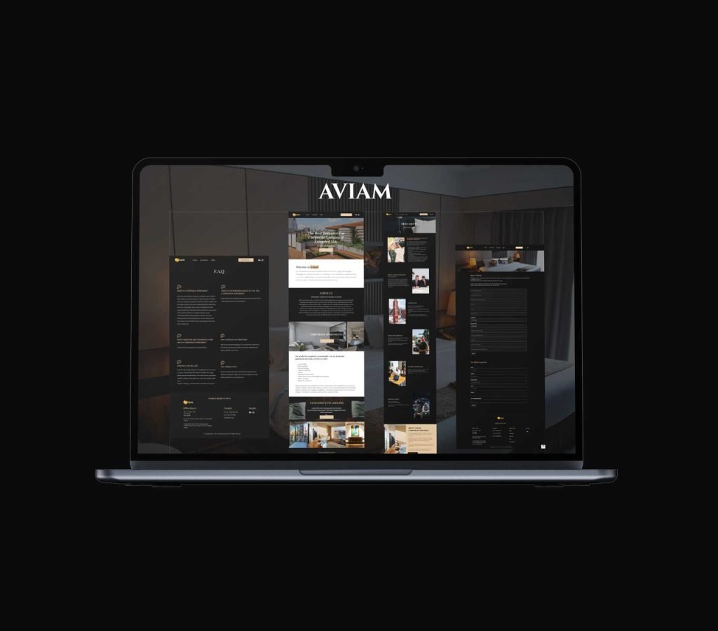Aviam Website Mockkup 1