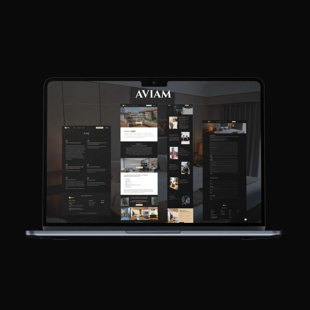 Aviam Website Mockkup 1