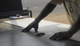 An image of a furniture maker at work. Taken for Nameldim by Success Odugala
